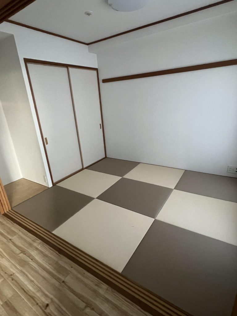 琉球畳新調工事の施工後
